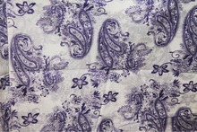 Paisley print fabric, Pattern : Printed
