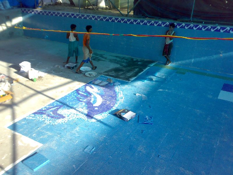 Swimming Pool Tile Fixing Services