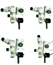Operating Microscope with Binocular Tube Movement