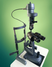 Slit Lamp with Mobile Attachment and Digital Camera