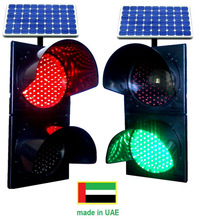Solar traffic signal LED