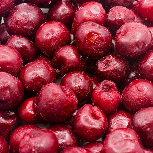 IQF Whole Red Sour Cherries (Without Stones)