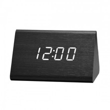 Digital Wooden Table Alarm Clock, Display Type : Needle