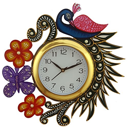 Round Shape Decorative Wall Clock, for Home Decoration, Display Type : Needle
