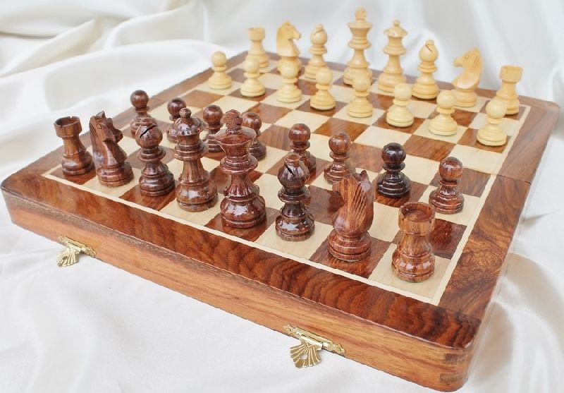 Wood Magnetic Chess Board