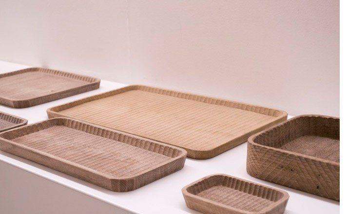 Wooden Design Serving Tray