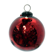 Antique Red Hanging Ball, Size : 9.50 x 9.50 x 10 cm