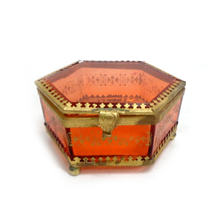 Hexagonal Jewelry Metal Box