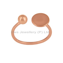 DWS Designer Rose Gold Ring, Gender : Unisex, Women's