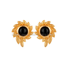 Handmade Black Onyx Gemstone Stud Earring, Occasion : Anniversary, Engagement, Gift, Party, Wedding