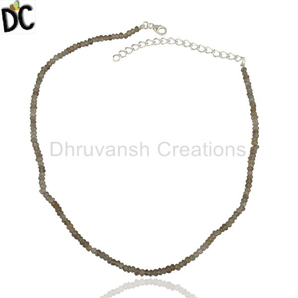 Dhruvansh Labradorite Beaded Necklace, Occasion : Anniversary