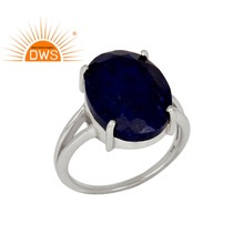Natural Lapis Lazuli Gemstone Ring, Gender : Unisex, Women's