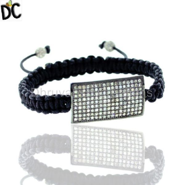 Dhruvansh Pave Diamond Bracelets, Gender : Unisex, Women's