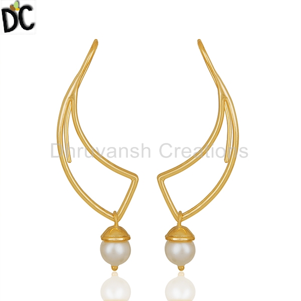 Dhruvansh Pearl Gemstone Earring, Occasion : Anniversary, Engagement, Gift, Party, Wedding