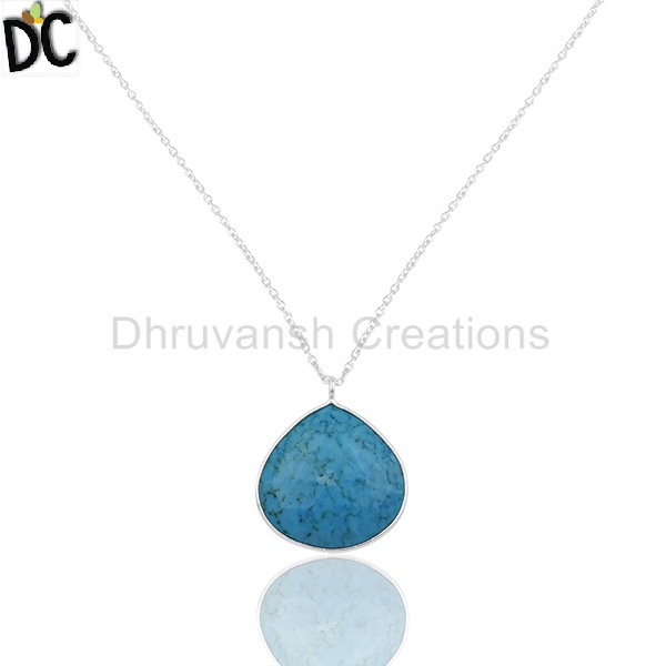 Turquoise Gemstone Pendant, Occasion : Anniversary