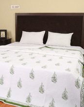 Bed Linen Double Quilt, for Home, Hotel, Multipurpose, Technics : Handmade