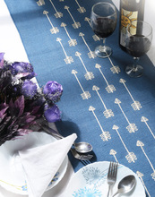 Embroidered And Laminated Table Runner, Style : Stripe