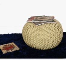 Handmade Knitted Dori Pouf