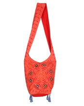 Rajrang Cotton Fabric Hobo Women Sling Bag, Feature : Convenient