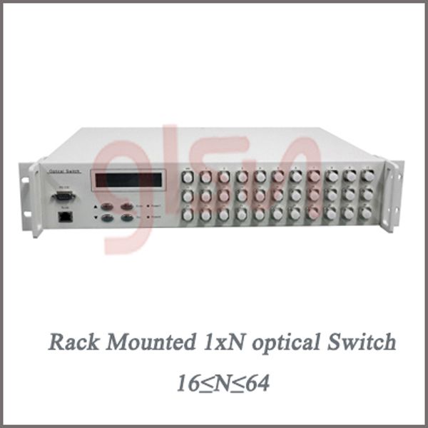 Automatic Fiber GLSUN Rack Mounted 1N(16N64) Optical Switch
