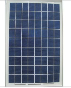 Dasol 10 Watt Poly White Frame Solar Panel