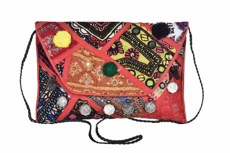  Ethnic Khambadia Banjara Style Sling Bag, Color : Multi
