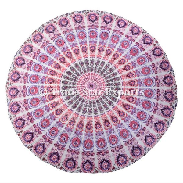 Bohemian Beach gypsy roundie towel, Pattern : Printed