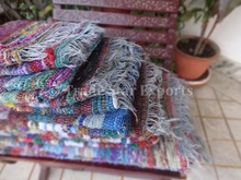 Vintage saree chindi dhurrie rugs carpets, for Beach, Camping, Door, Floor, Kitchen, Outdoor, Home