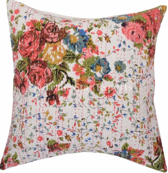 Cotton Ikat Fabric Decorative Pillow Case Cover