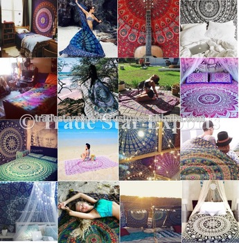 cotton wall hangings hippie bohemian Tapestry