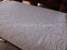  Embroidery Cotton Duvet Cover, for Home, Hotel, Pattern : Applique