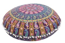100% Cotton Floor Pillows Mandala Tapestry, for Decorative