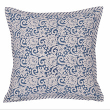 Square Indian Block Print Cushion Cover, for Chair, Decorative, Home, Technics : Handmade