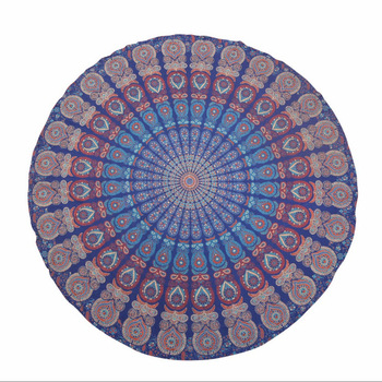 Hippie round table cover