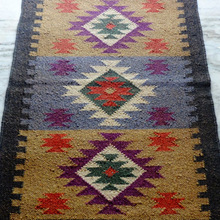 Jute / Wool Indian Traditional Patterns Kilim Rugs, Size : 2X3 Feet