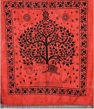 Tree of Life Tapestry, Style : INDIAN