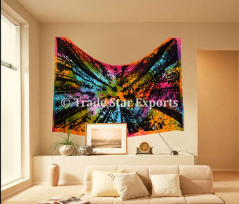 Urban Tree Psychedelic Bohemian Hippie Tapestry