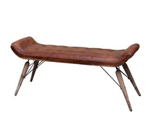 Antique indigo bench Upholstered elegant bench., Size : Customized