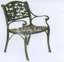 Metal Iron Carved Garden Chair