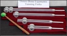 Ostero Bone Ligament 4 piece set Tuning Fork