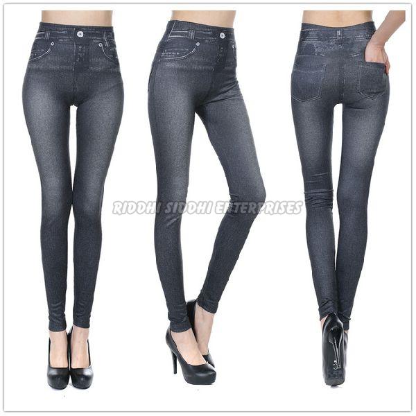 Denim Plain Ladies Lycra Jeans, Feature : Anti-Wrinkle, Comfortable, Easily Washable, Impeccable Finish