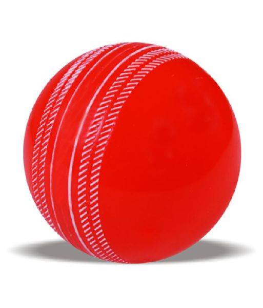 Round Cricket Synthetic Ball, Size Standard, Pattern Plain at Best