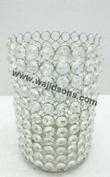 decoration votive crystal candle holder