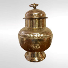Decorative brass jars and urns, for Adult