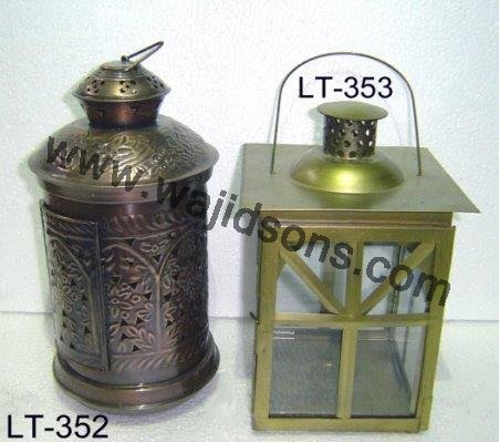 Moroccan and Mediterranean Style Metal Candle Lantern