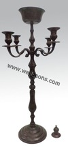 Tall candelabra Candle Holder Aluminum, for Weddings