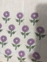 Floral Print Cotton Hand Block Print Fabric