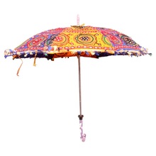Cotton Fabric Wedding Umbrella