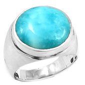 Larimar Silver Ring