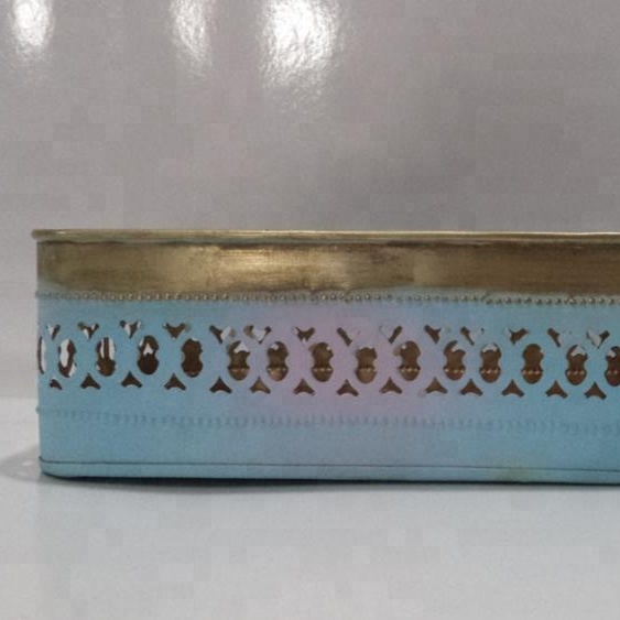 Metal antique brass Vintage tray, for Promotinal Gift, Size : Accept Customized Size